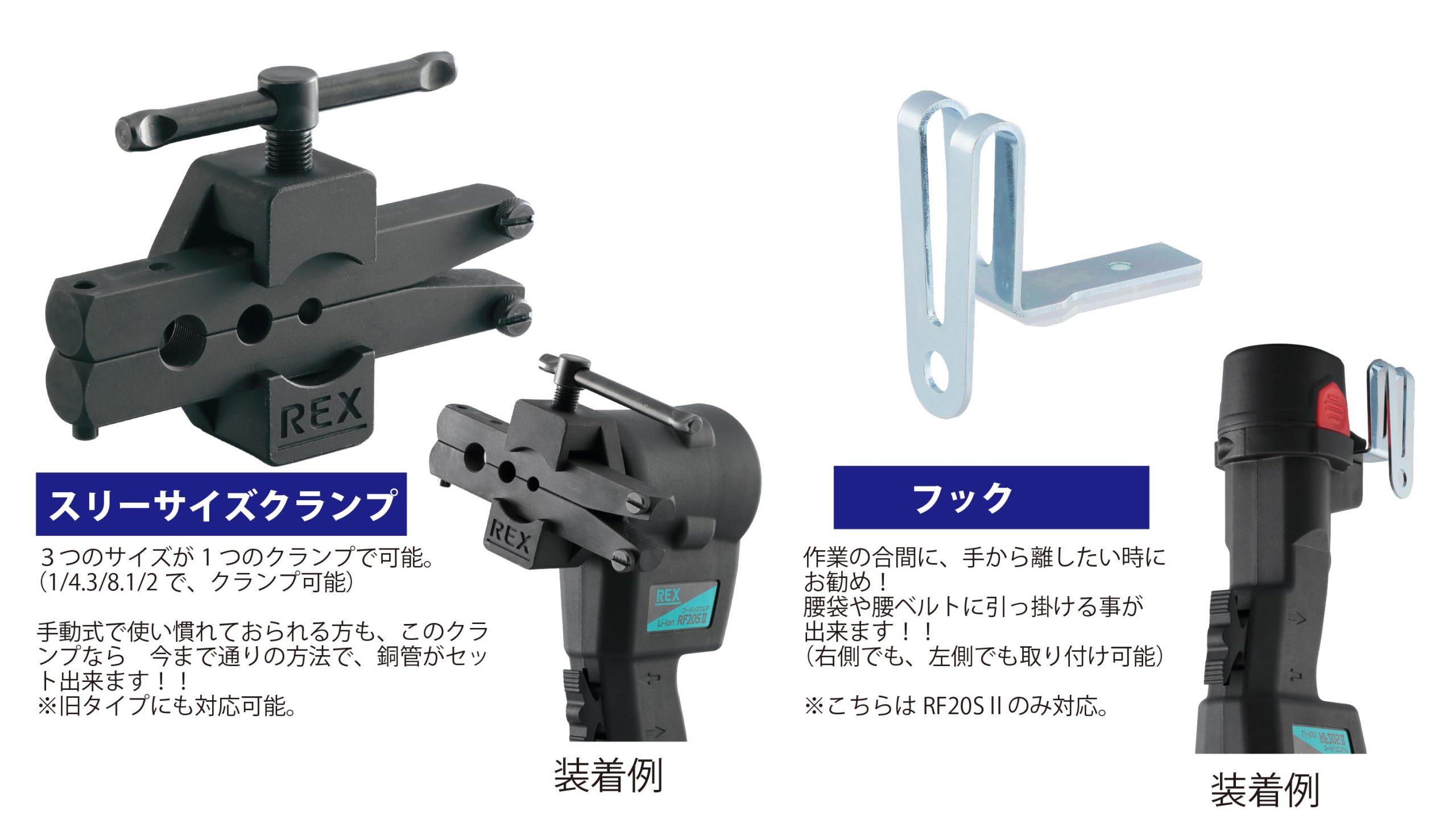 コードレスフレアＲＦ２０ＳⅡ新発売 – REX / レッキス工業株式会社